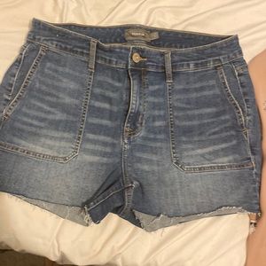 High waisted shorts